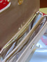 Roger Vivier Efflorescence Satin Pochette Gold