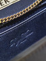 Roger Vivier Viv' Choc Mini Clutch Navy