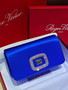 Roger Vivier Viv' Choc Mini Clutch Purple