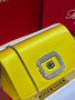Roger Vivier Viv' Choc Mini Clutch Yellow