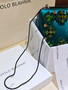 Manolo Blahnik Hangi Petinia Crystal Silk Clutch