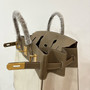 Hermes Birkin HAC 40cm Swift Leather and Canvas Travel Bag (Etoupe Grey, Gold Hardware)