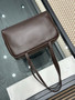 The Row Astra Bowling Bag - Ebony Lambskin