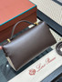 Loro Piana Extra Bag L23 Chocolate/Red/White/Dark Brown/Brown Tan/Sun Gold (F7ZR)