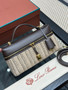 Loro Piana Extra Bag L23 Chocolate/Red/White/Dark Brown/Brown Tan/Sun Gold (F7ZR)