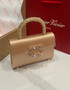 Roger Vivier Efflorescence Mini Bag in Satin Gold