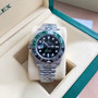 Rolex GMT-Master II Left-Handed 'Sprite' Black Green Ceramic Bezel 40mm 904L Steel