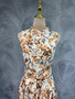 Oscar de la Renta stand collar cotton floral print sleeveless dress (2026 summer new)
