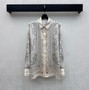 Hermès Silk Printed Long Sleeve Shirt
