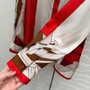 Hermes Chain Link Pattern Silk Shirt, 26s Early Spring Collection