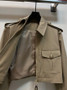 Louis Vuitton Spring/Summer 26 cropped cotton jacket with epaulets