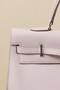 Hermès Kelly Flat 35 Handbag Craie Palladium Hardware