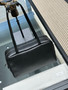 The Row Astra Black Bowling Bag Soft Nappa Lambskin