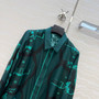 Hermes 26s early spring chain link print silk shirt