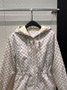 Louis Vuitton Checkerboard Hooded Trench Coat