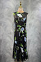 Oscar de la Renta Floral Print Sleeveless Dress, 2026 Summer New Collection - Black/Multi (S-XL)
