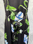 Oscar de la Renta Floral Print Sleeveless Dress, 2026 Summer New Collection - Black/Multi (S-XL)