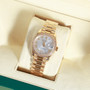 ROLEX DATEJUST 31MM Everose Rolesor | Diamond-Set Bezel | Sunray Silver Dial