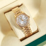 ROLEX DATEJUST 31MM Everose Rolesor | Diamond-Set Bezel | Sunray Silver Dial