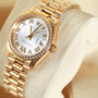 ROLEX DATEJUST 31MM Everose Rolesor | Diamond-Set Bezel | Sunray Silver Dial