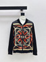 Hermes 26Ss Spring Summer Silk Print Patchwork Knit Cardigan