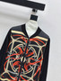Hermes 26Ss Spring Summer Silk Print Patchwork Knit Cardigan