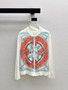 Hermes 26Ss Spring Summer Silk Blend Printed Cardigan