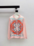 Hermes Spring/Summer Silk Print Panel Knit Cardigan 26Ss