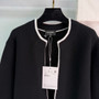 Chanel 26s Knit Cardigan with White Trim