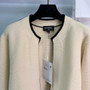 Chanel 26s Knit Cardigan with Black Piping