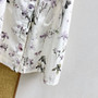 CD 26SS Early Spring Butterfly Iris Print Shirt Dress with Belt