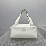 Miu Miu Arcadie Leather Bowling Bag - White