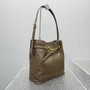 Miu Miu Aventure Nappa Leather Bucket Bag - Olive Green