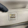 Miu Miu Padded Calfskin Baguette Shoulder Bag 5BD265 28cm - I