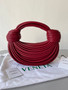 Bottega Veneta Double Knot Top Handle Bag - Barolo