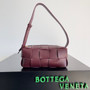 Bottega Veneta Brick Cassette - Burgundy