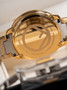 Fendi F is Fendi 28mm Ladies Quartz Watch - White Dial Gold Case Leather Strap
