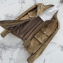 Brunello Cucinelli Spring 2026 Suede Drop-Shoulder Jacket - Camel