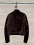 Hermès Spring 2026 Suede Reverse Lambswool Jacket