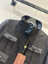 Loro Piana Spring 2026 Multi-Pocket Leather Field Jacket - Black