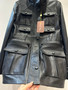 Loro Piana Spring 2026 Multi-Pocket Leather Field Jacket - Black