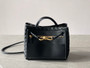 Bottega Veneta Gemelli Intrecciato Leather Small Shoulder Bag - Black