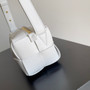 Bottega Veneta Padded Cassette Intrecciato Leather Shoulder Bag - White