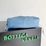 Bottega Veneta Mini Dustbag Intrecciato Leather Bag - Mint Blue