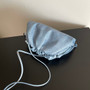 Bottega Veneta Mini Dustbag Intrecciato Leather Bag - Mint Blue