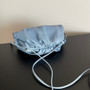 Bottega Veneta Mini Dustbag Intrecciato Leather Bag - Mint Blue