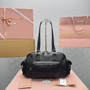 Miu Miu Pocket Moto Bag – Black Nappa Leather