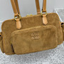 Miu Miu Pocket Moto Bag – Corduroy Brown