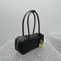 Miu Miu Beau Nappa Leather Top-Handle Bag – Black
