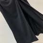 Schiaparelli Fish-Bone Tuck Body-Con Maxi Dress – Black & Coffee
